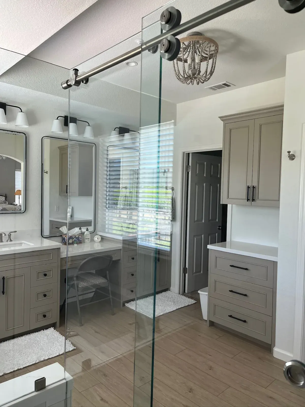 Glass installation projects by Solano Glass